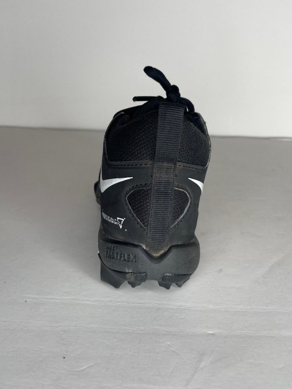 Nike Techwear Alpha Menace 3 Shark Black Football Cleats Youth Size 12C - Picture 6 of 10